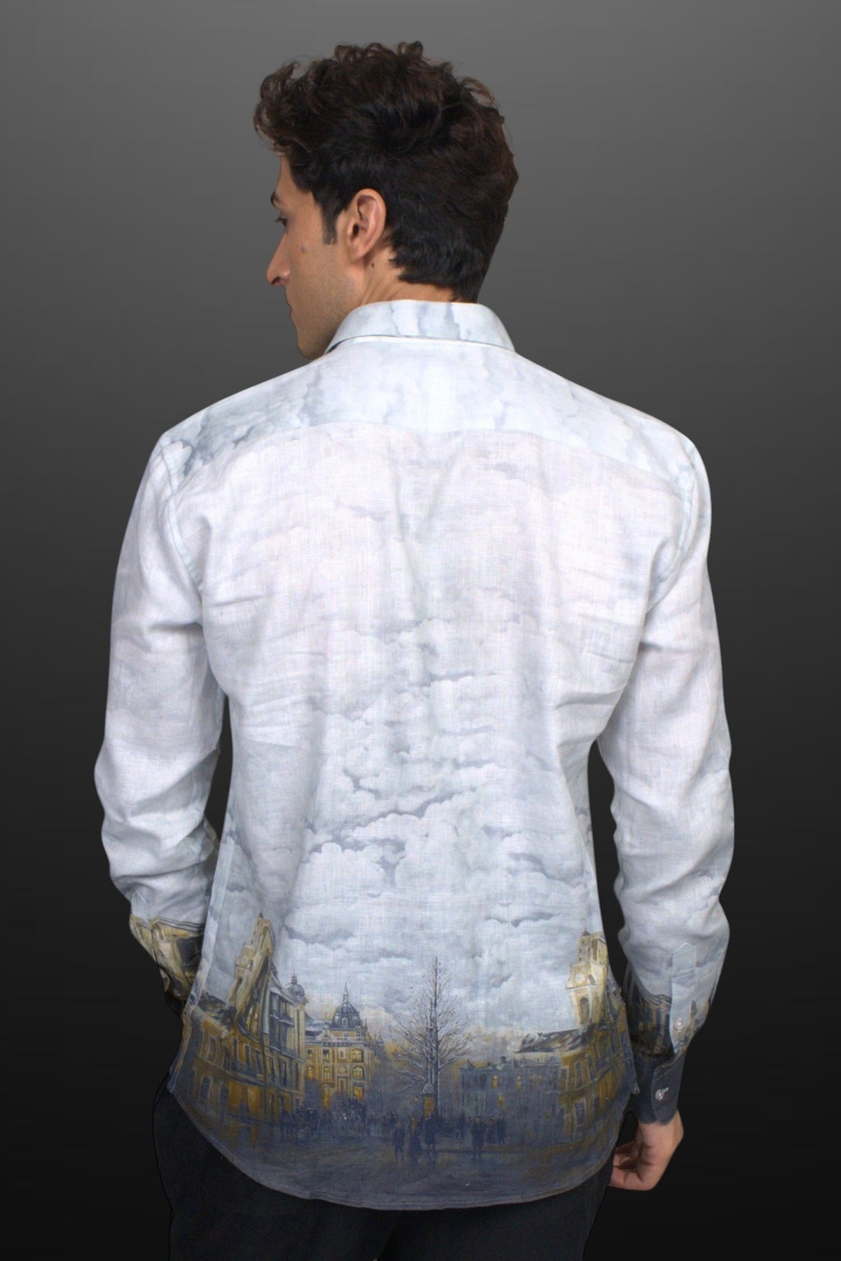 Old Town Twilight Sketch Shirt
