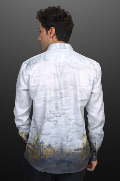 Old Town Twilight Sketch Shirt