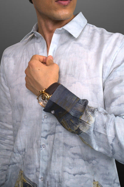 Old Town Twilight Sketch Shirt