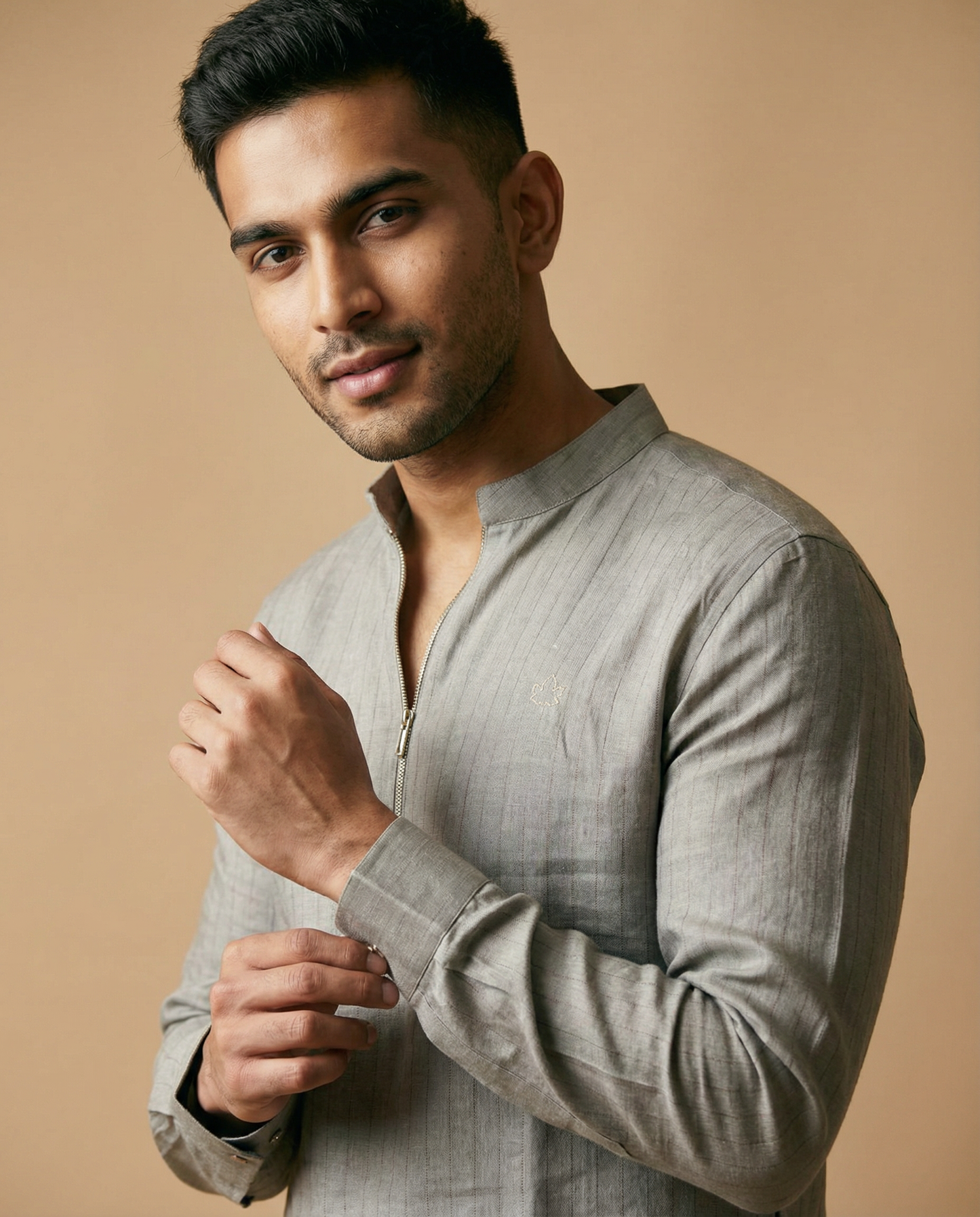 Grey Drift Kurta