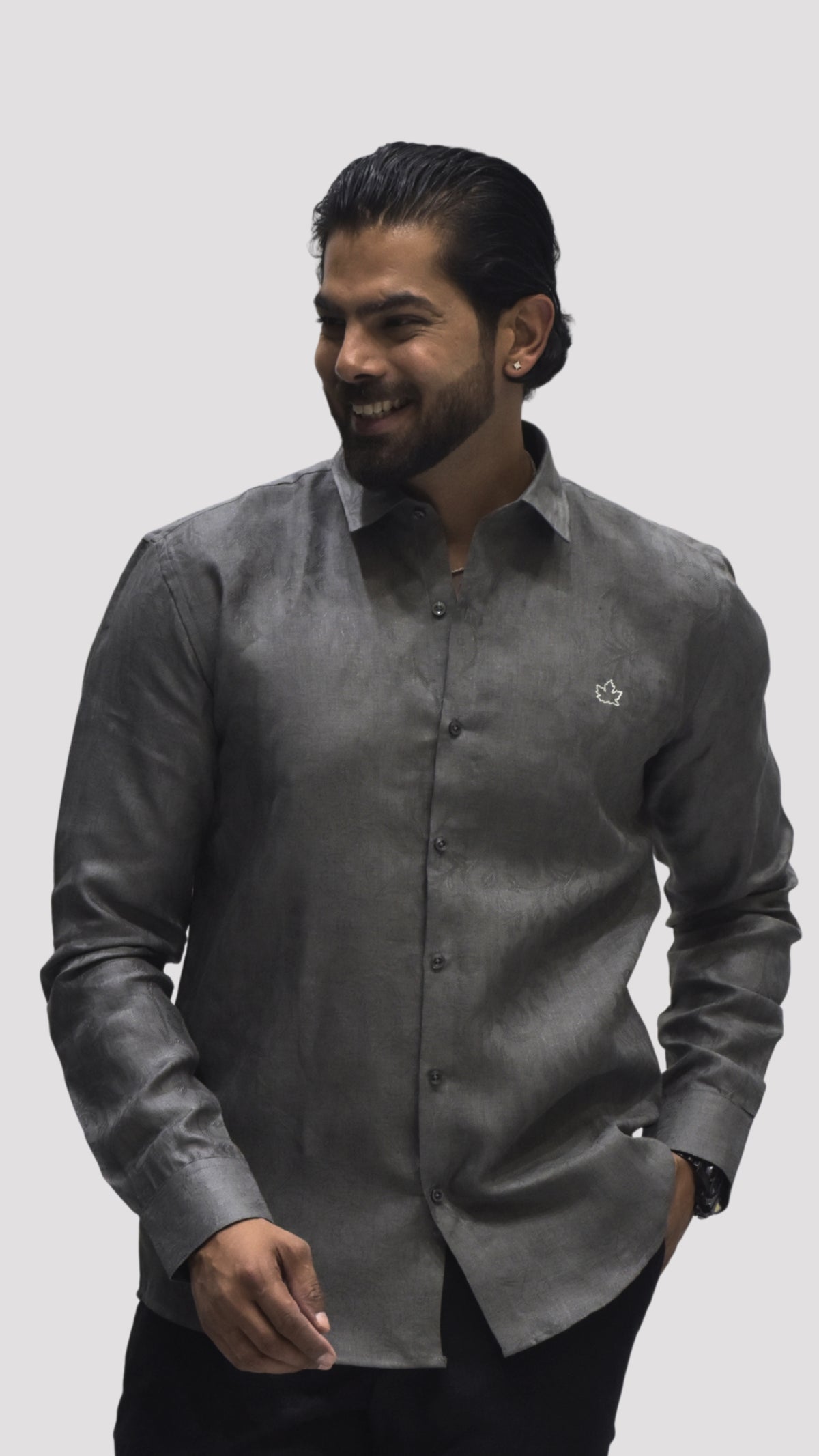 Slate Jacquard