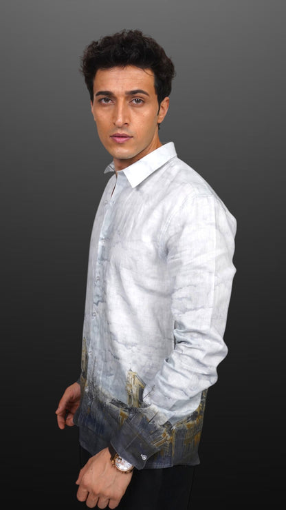 Old Town Twilight Sketch Shirt