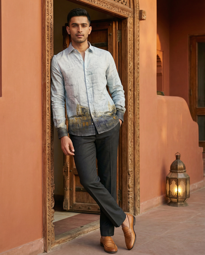 Old Town Twilight Sketch Shirt