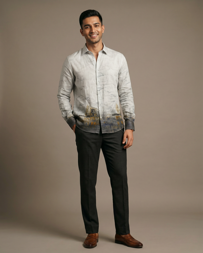 Old Town Twilight Sketch Shirt