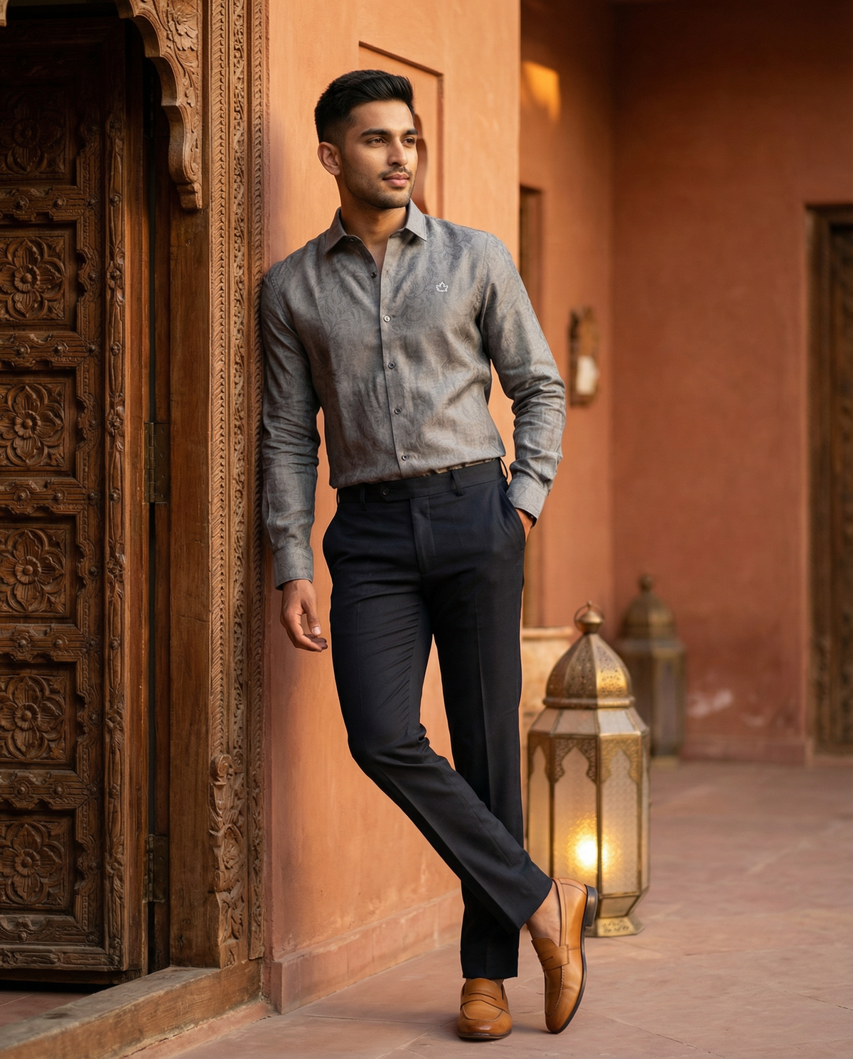 Slate Jacquard